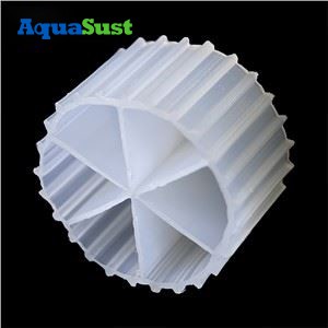 MBBR 미디어 HDPE 섬유 서스펜션 필터 미디어 캐리어